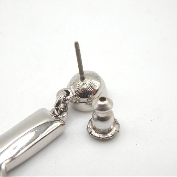 Swarovski Silver and Crystal Drop Earrings - Picture 7 of 8